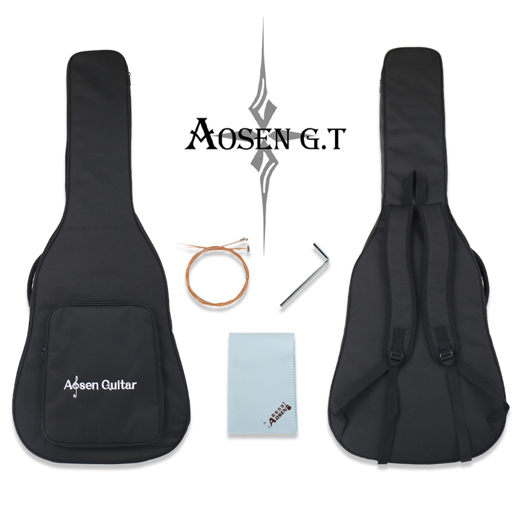 Acoustic Guitar For Beginners And Easy To Lear High-Quality Double Solid Spruce