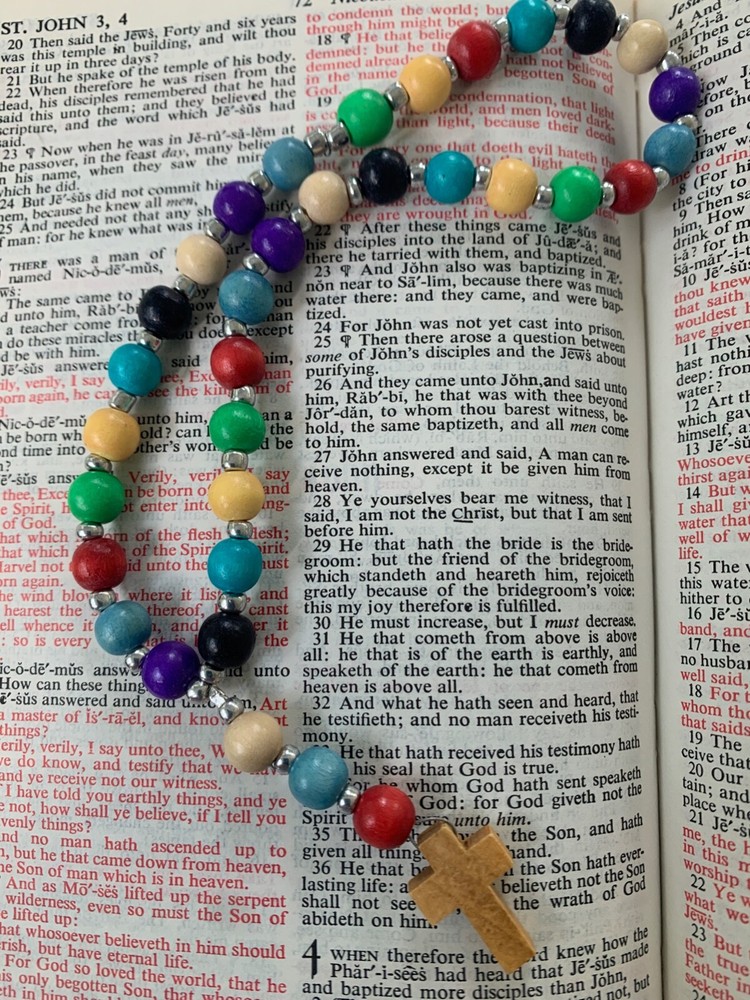 Handmade Children Protestant prayer beads