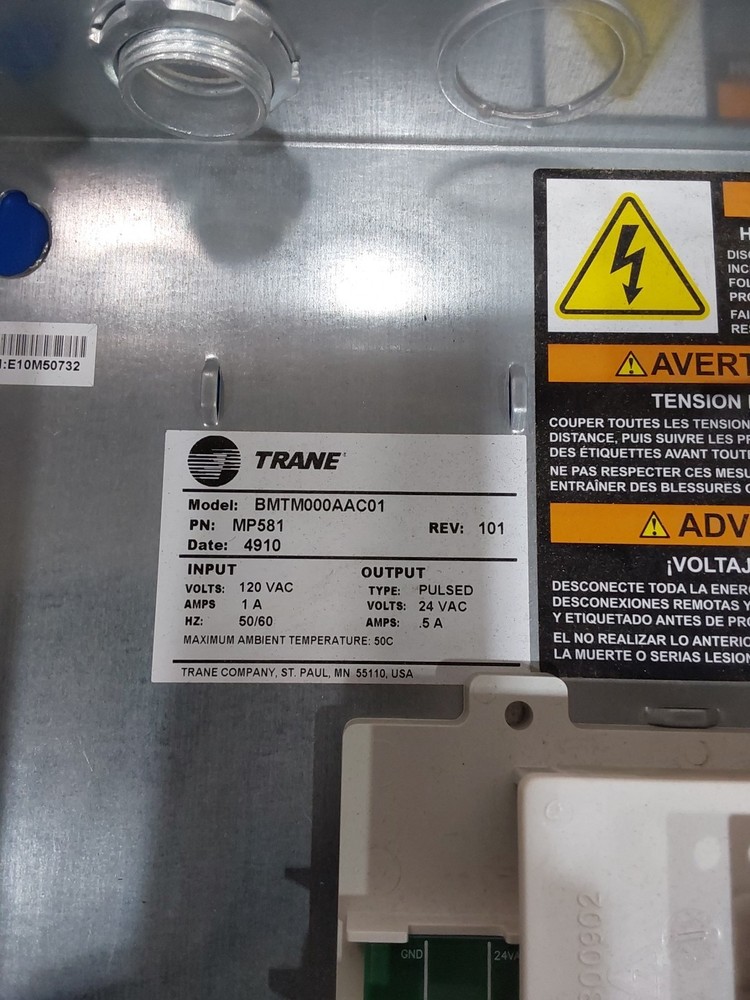 Trane Programming Tracer MP581 Controller BMTM000AAC01 Rev. 101 Used