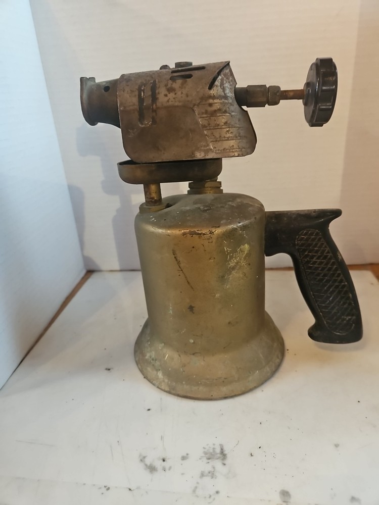 Vintage Brass Blow Torch Untested