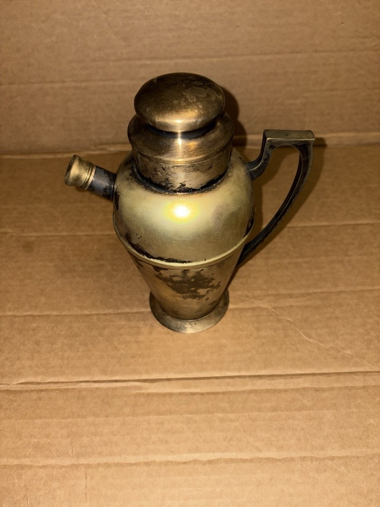 Vintage Bernard Rice’s Son Apollo EPNS 4348 Silver Plate Cocktail Shaker Pitcher