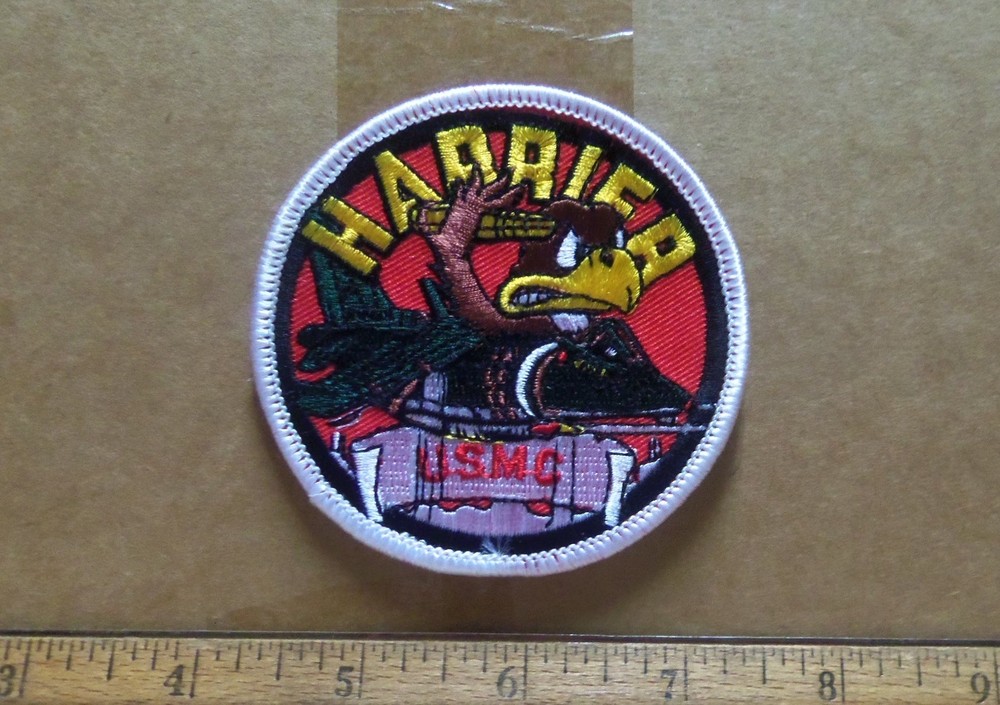 US Marine Corps - Harrier Embroidered Patch