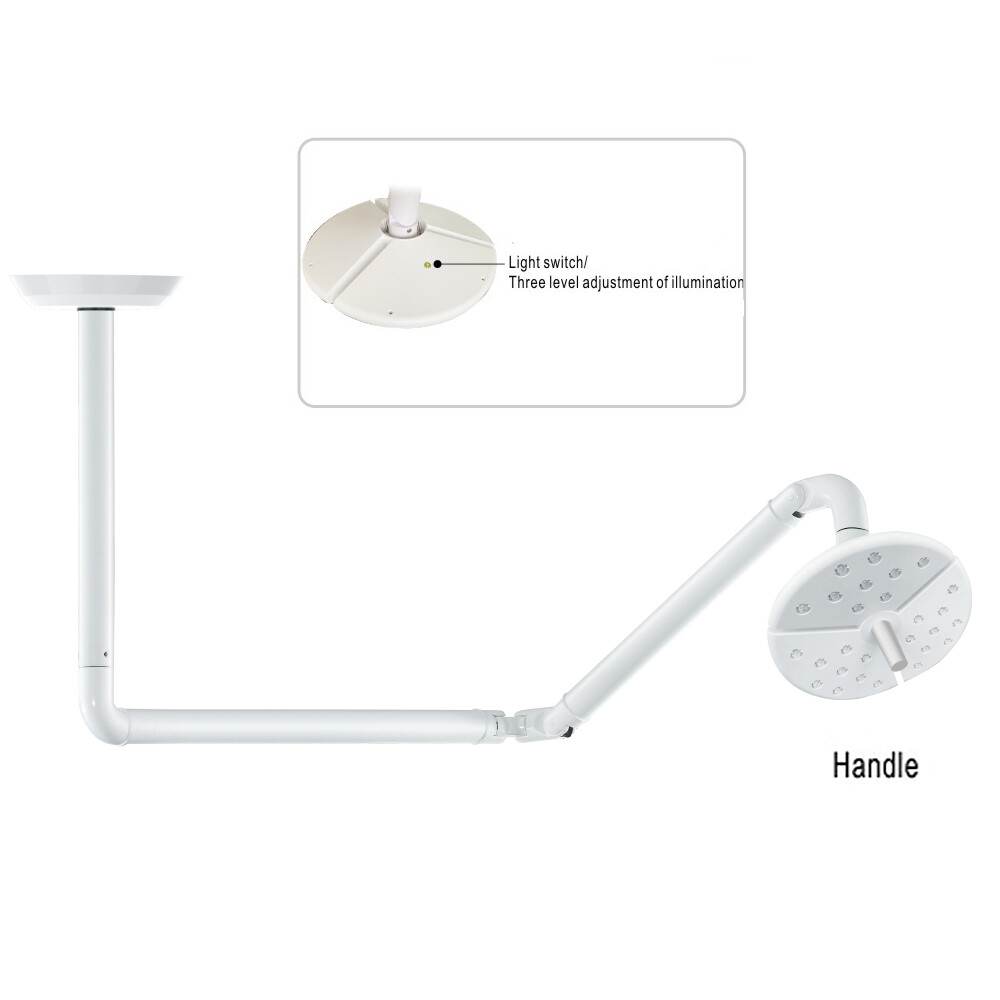 36W LED Dental ENT Surgery Shadowless Examination Light Ceiling Mouted Type US