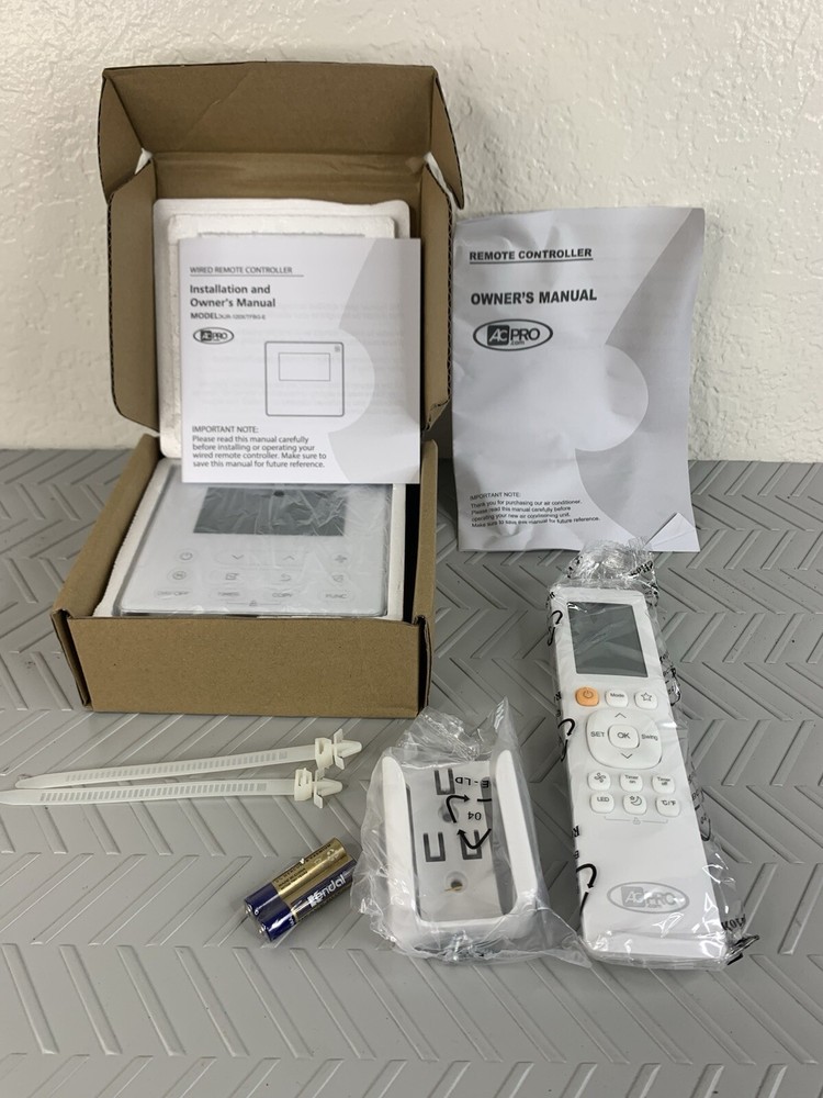 KJR-120X1/TFBG-E  A/C Wired Control with additional Remote Control