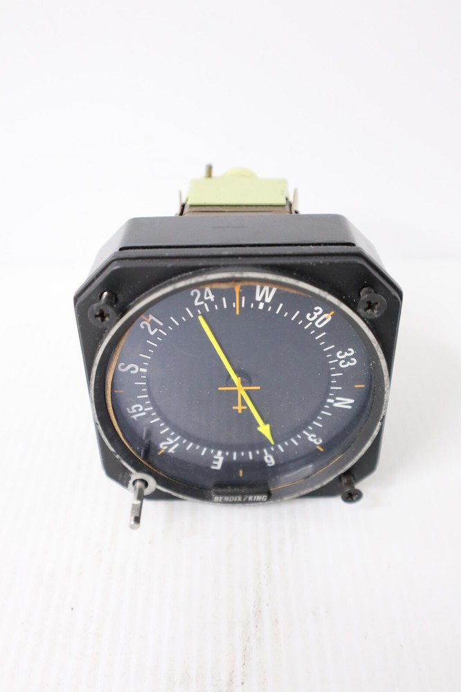 Bendix King KI 227 ADF Indicator 066-3063-00 with Connector (Missing Dial Knob)