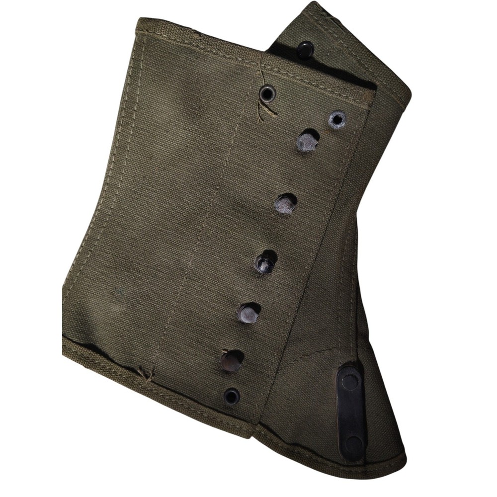 WWII U.S. M1916 Canvas Holster Cover, Medium, Tweedie, OD Green, Original Issue