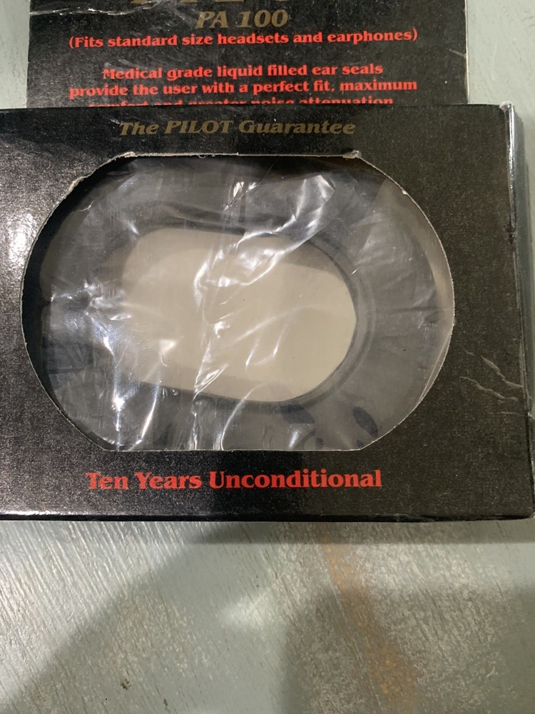 PILOT AVIONICS LIQUID FILLED EAR SEAL PILOT PA 100