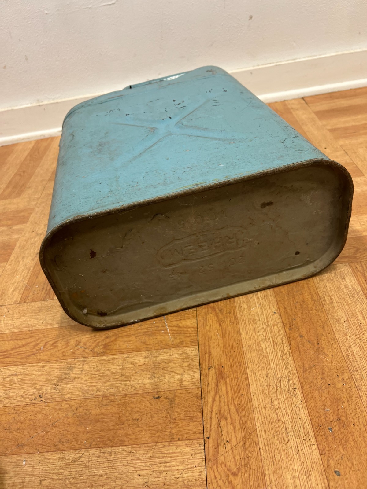 Vintage US Military Jerry Can Container 1952 KOREAN WAR water willys jeep prop