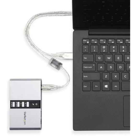 StarTech.com 7.1 USB Audio Adapter External Sound Card