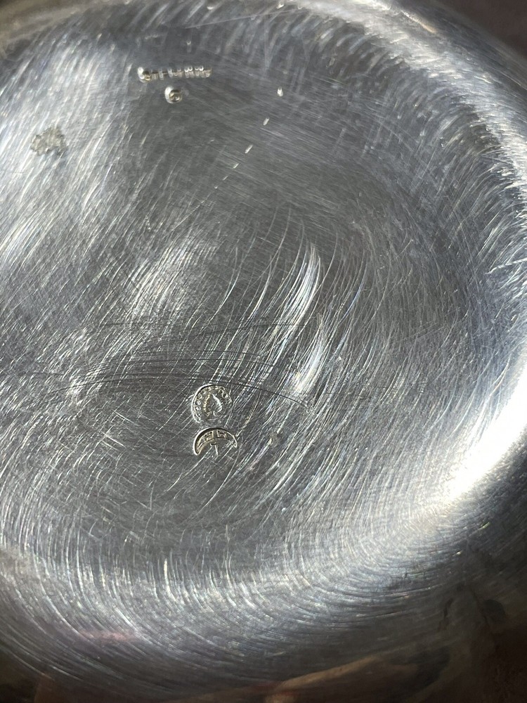 Antique Solid Sterling Silver Floral Fruit Bowl,137g