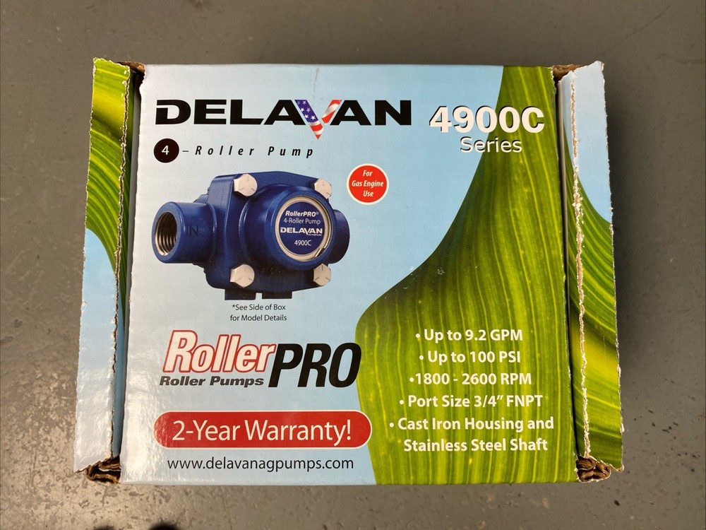Delavan 4900C 150 PSI Cast Iron Roller Pump