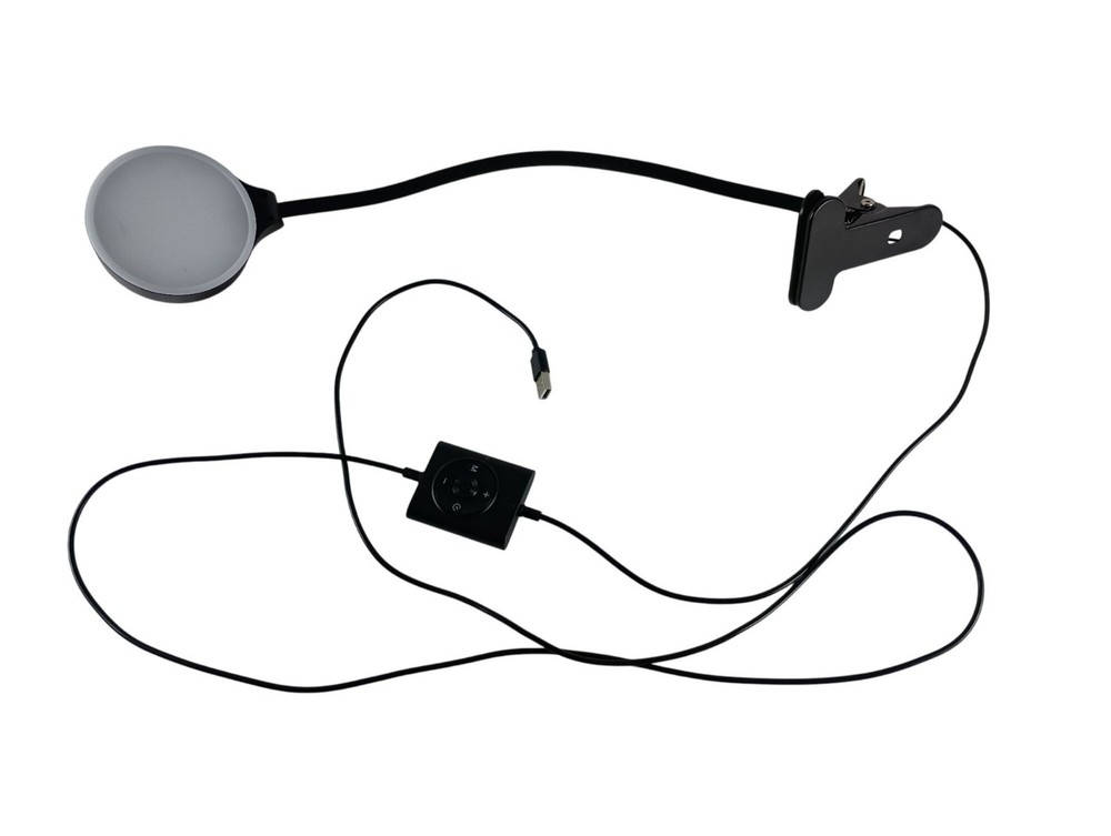 Glocusent Multi-Purpose Clip-On Light For Headboard & Computer