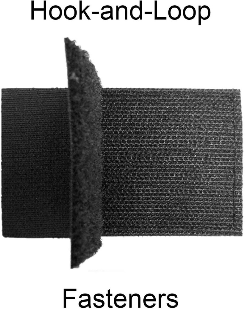 High Visibility Reflective Safety Patch Set, 4 Pack, Hook and Loop Fastener, ...