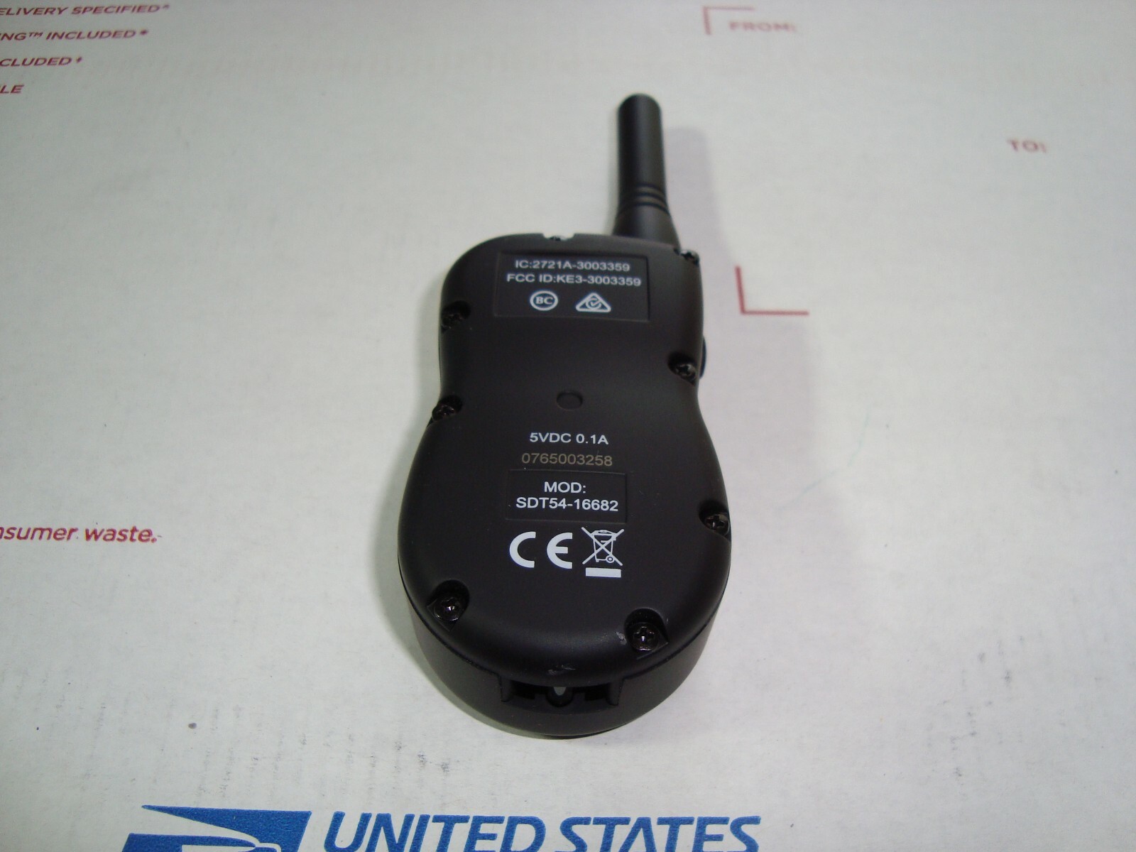 SportDOG SDT54-16682 Replacement Remote Yard Trainer Transmitter For YT-100-100S