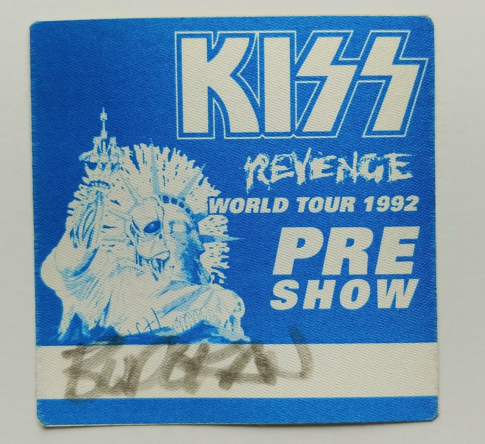 KISS Satin Pass Pre Show Alive 1995 Concert Tour BUDOKAN Japan UNUSED Vintage