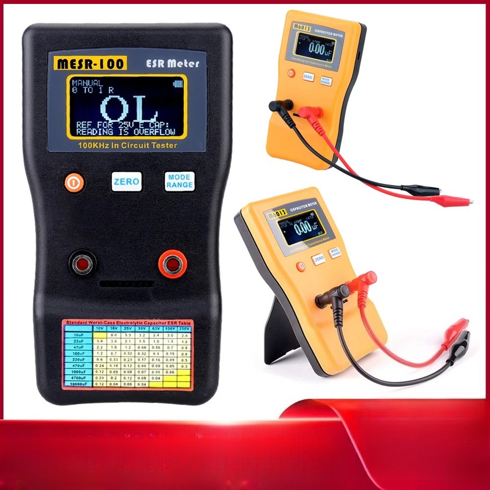 ESR Capacitance Ohm Meter Capacitance Resistance Capacitor Circuit TestingDevice