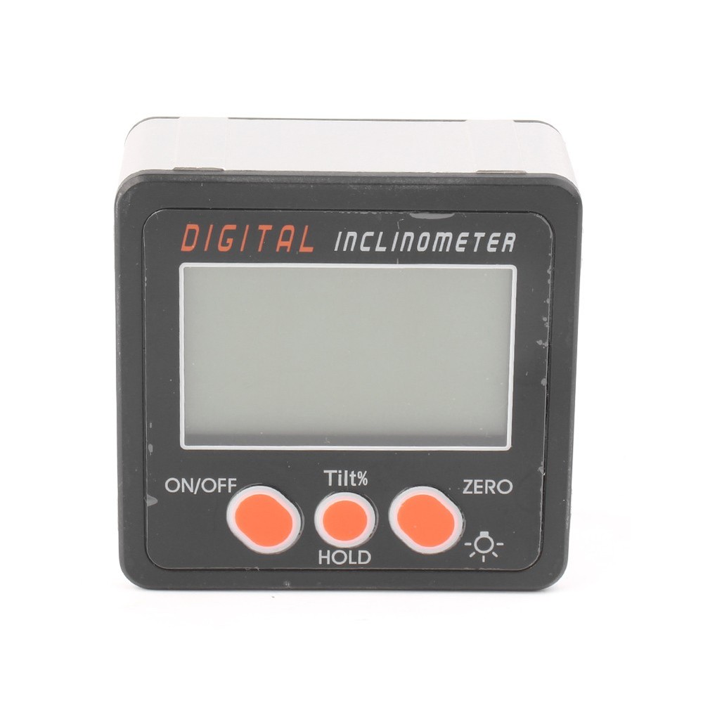 4*90° Digital Inclinometer Angle Finder Measuring Level Box LCD Display Plastic