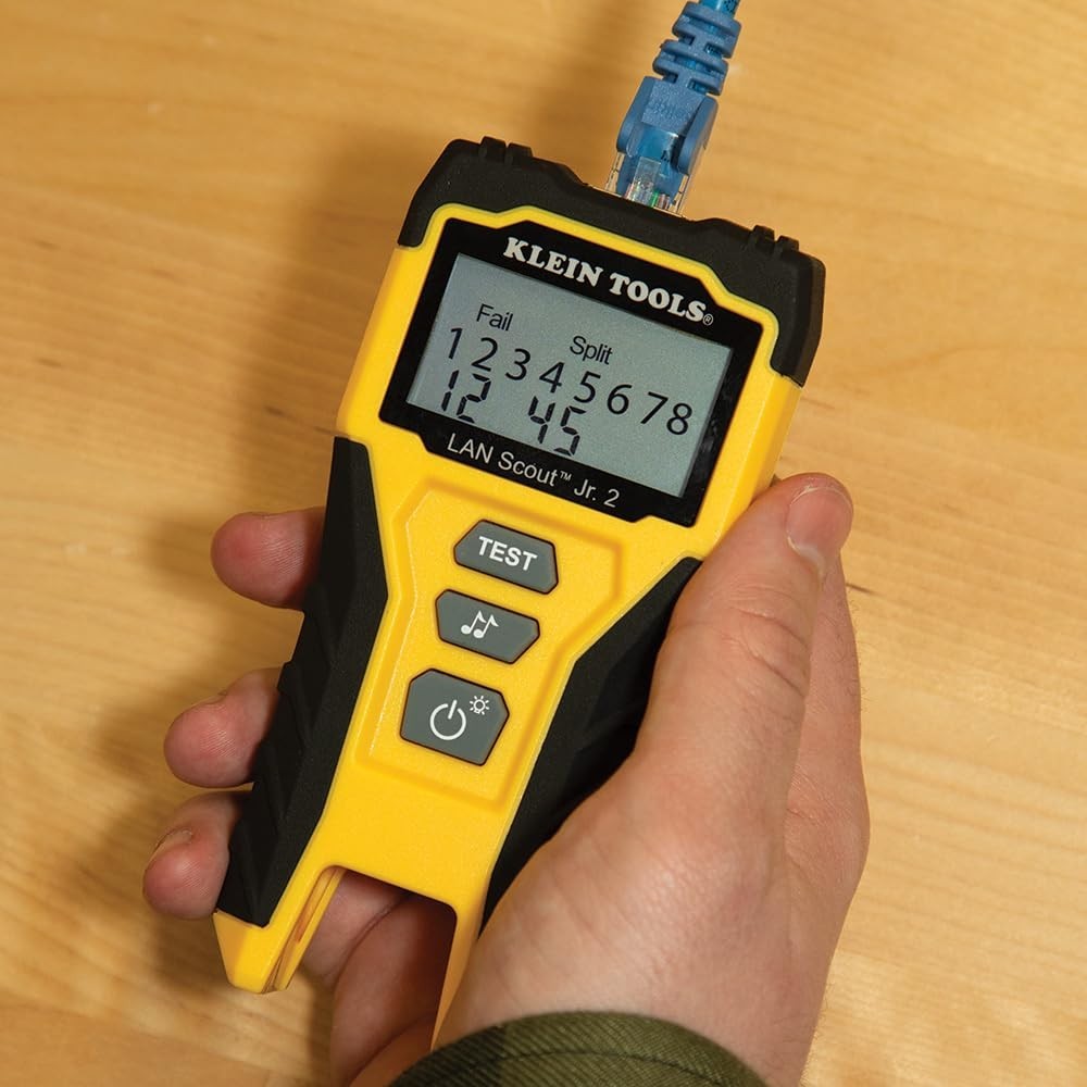 Network Cable Tester for RJ45 Connections with Multiple Tone Generator Styles