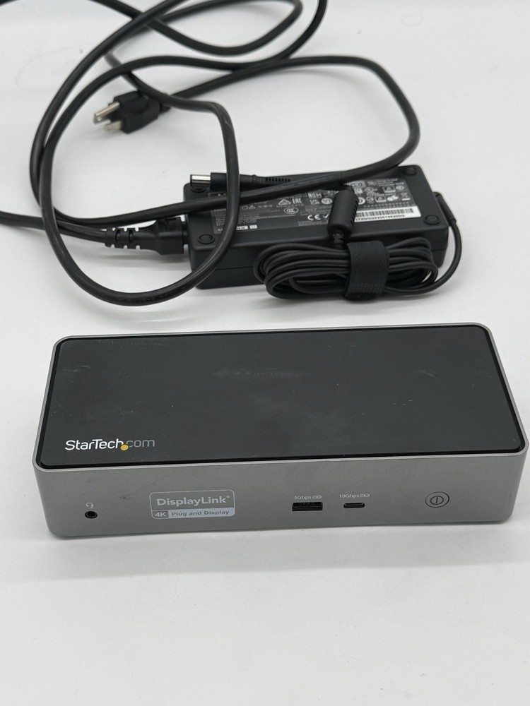 Startech DK31C4DPPD USB-C Universal Docking Station 4K HDMI Unit & Power!