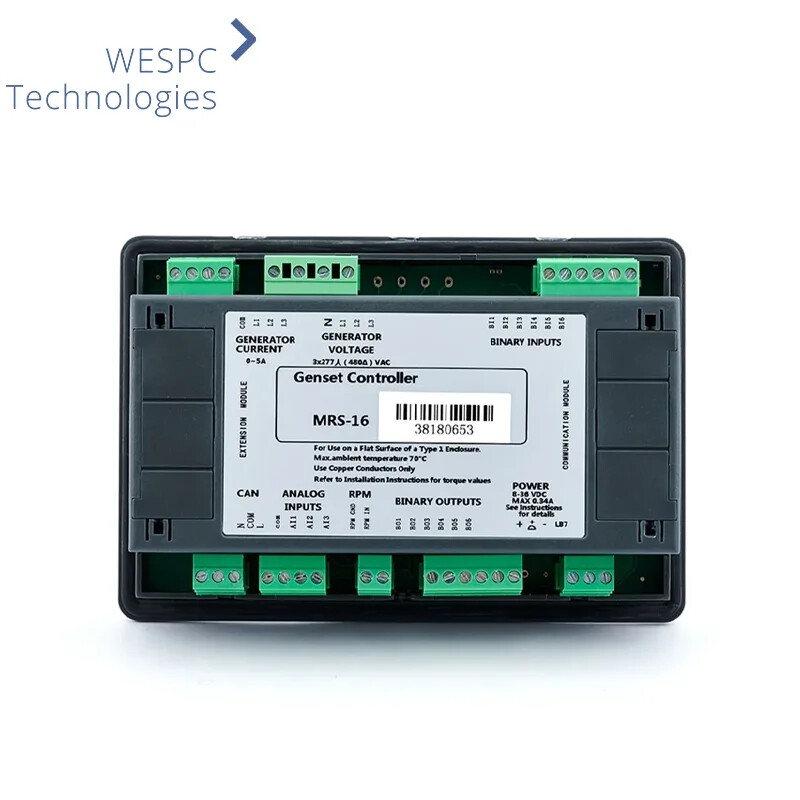 MRS-16 Generator Genset Controller Automatic Remote Start LCD Control