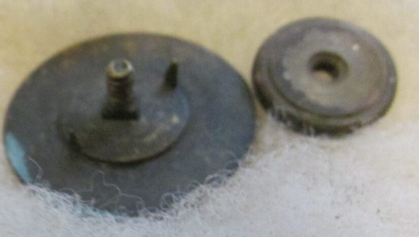 WW1 US 49th Regt. Collar Disc with nut