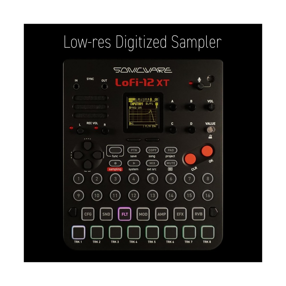 Lofi-12 XT [Low-res Digitized Sampler] 12/24kHz Early-Digital Sound Sampling+...