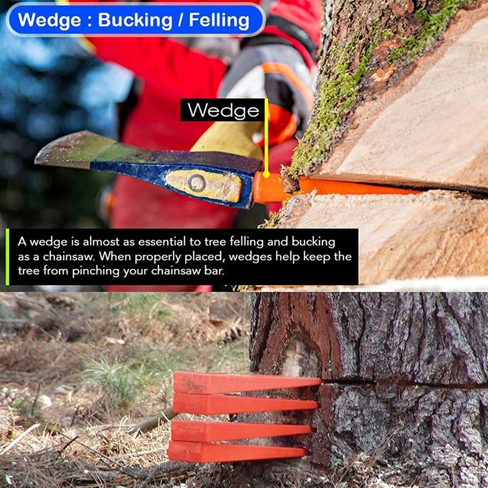 Felling Wedges ABS Plastic Accessory Dependable Heavy Duty Replacement