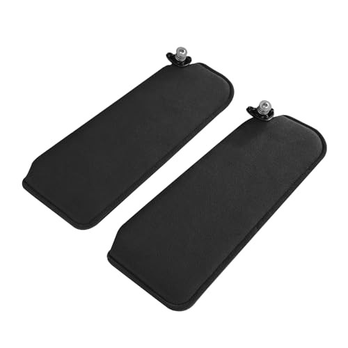 Sun Visor Set w/o Mirror, SV-150 Replacement Pair Left & Right Black Style 2