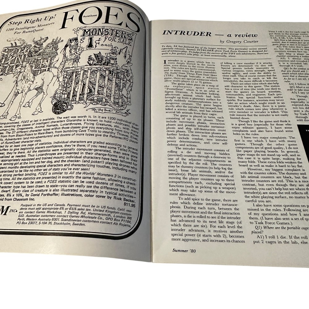 Sorcerers Apprentice Magazine Issue 7 Summer 1980