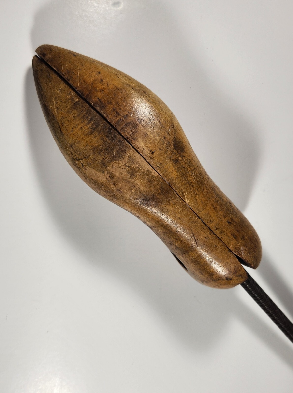 LOT OF 2 VINTAGE STAMPED MCC SHOE TREES NO. 3 SPLIT TOE