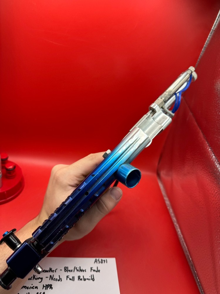 Shock Tech Vortex Autococker - Black/Silver Fade - Not Working