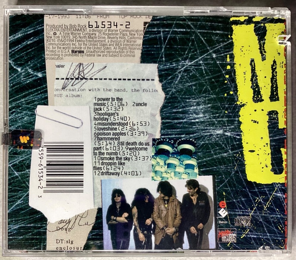 Authentic Motley Crüe CD signed by John Corabi in silver pen….don't pay $100+