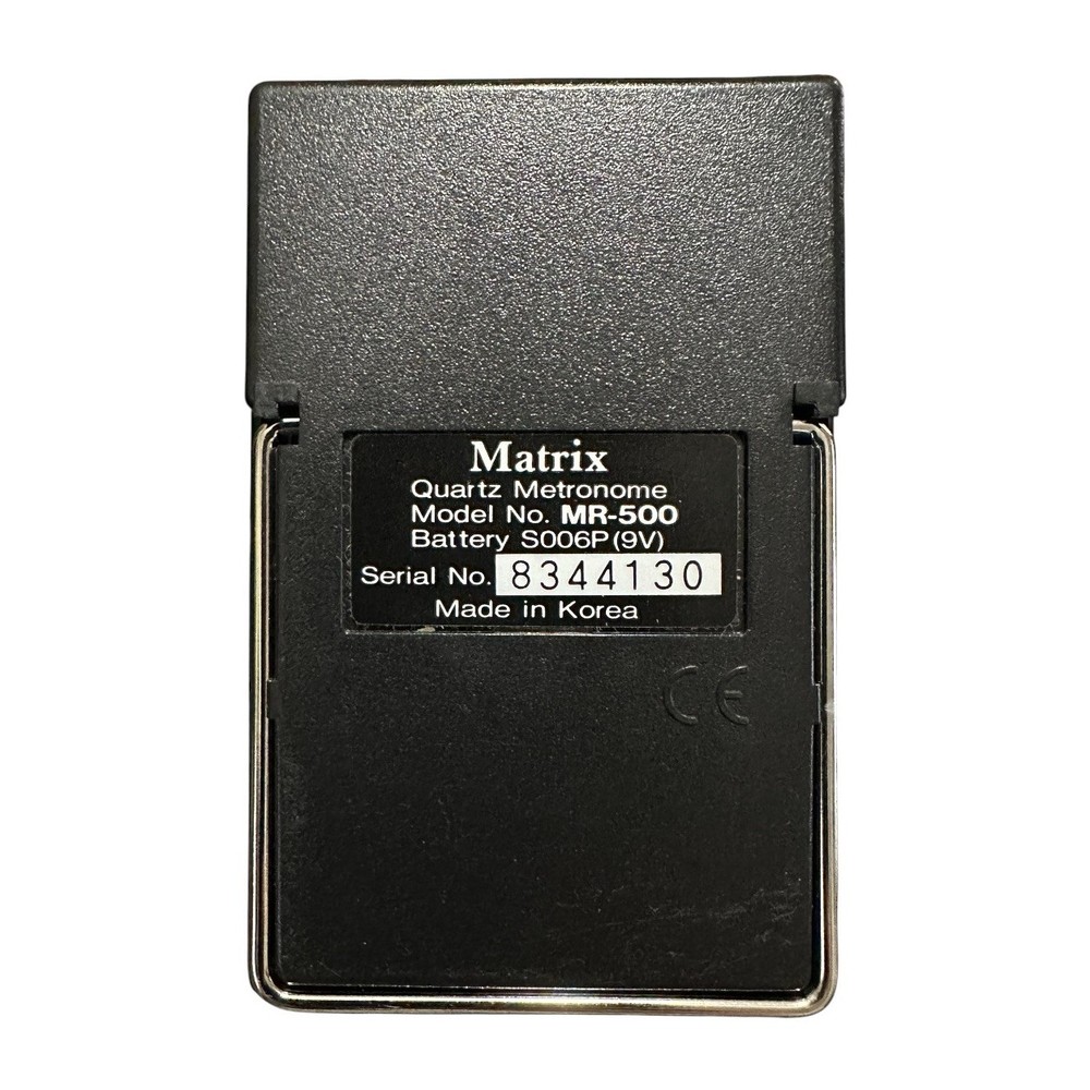Vintage Matrix MR-500 Quartz Metronome Digital Tempo Timer Tested Working