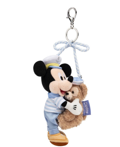 2026 Authentic Hongkong Disney  Springtime Voyage Mickey & Duffy Plush Bag Charm