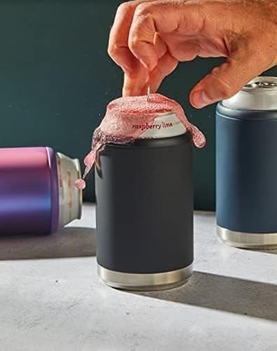 Midnight Maars Standard Can Cooler for Beer & Soda | Stainless 1 Pack