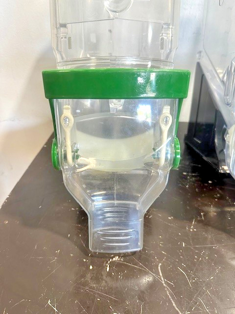 LOT OF 3 TRADE FIXTURES 618/624 COMMERCIAL BULK FOOD GRAVITY BIN DISPENSERS