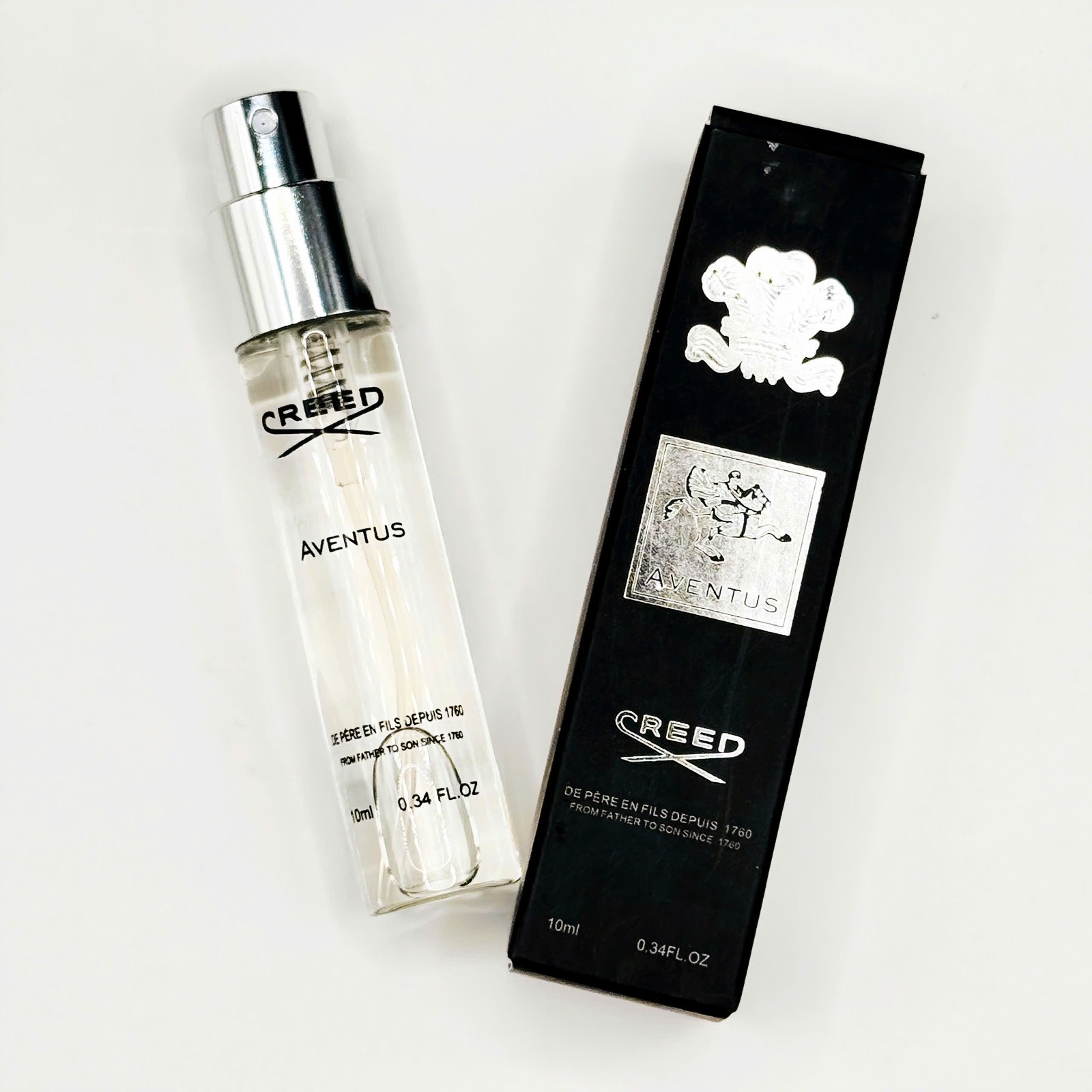 CREED AVENTUS Men Eau De Parfum Sample Size Spray 10ml/0.34oz 100% Authentic