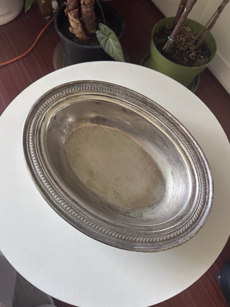Silver Plated Vintage Fruit Bowl