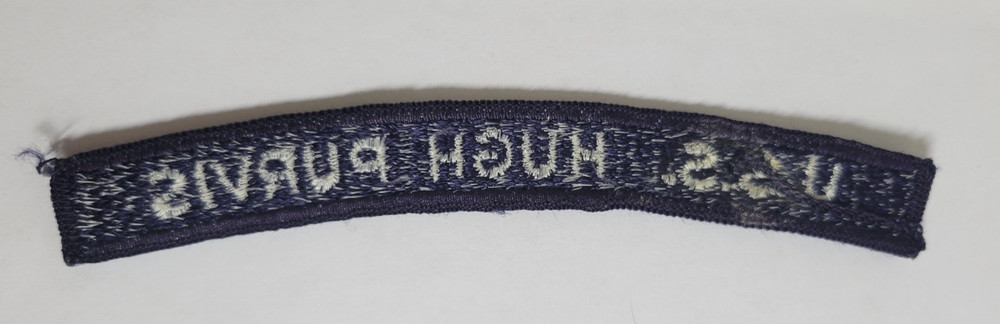 US Navy U.S.S. HUGH PURVIS Allen M. Sumner-Class Destroyer Arc Tab Segment Patch