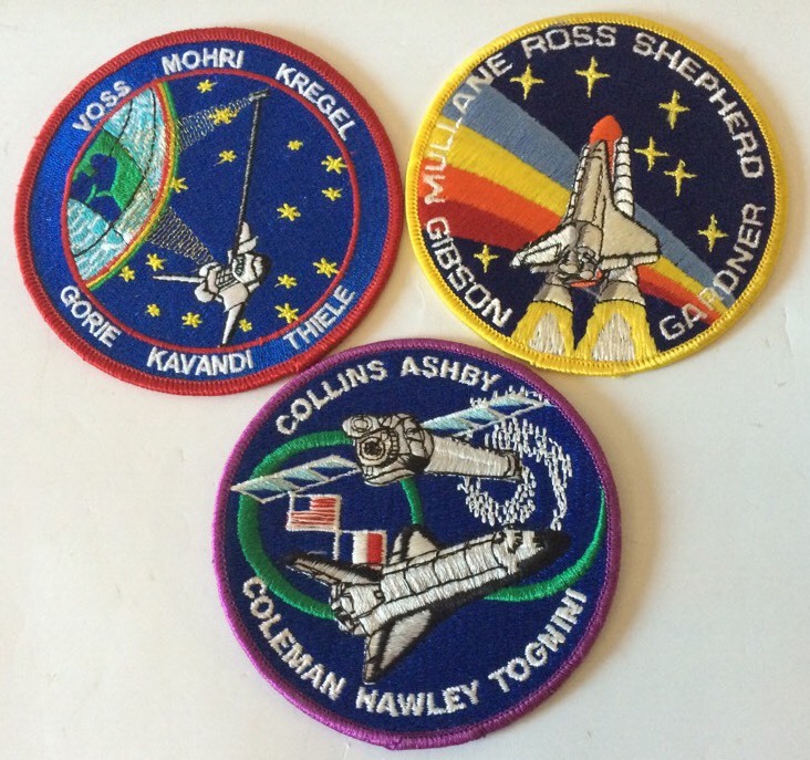 NASA Space Patch Lot Of 3