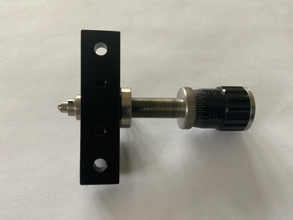 Single Axis Precision Micro Position Unit With Mounting Block