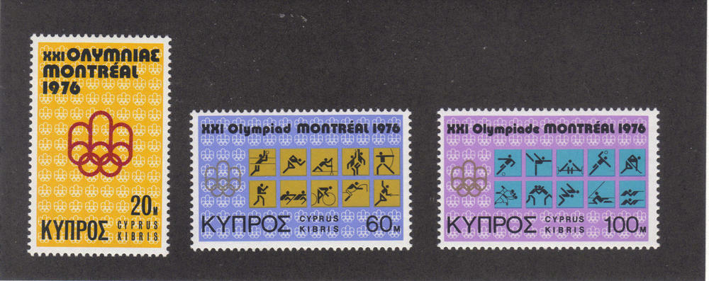 Cyprus #465-467 MNH