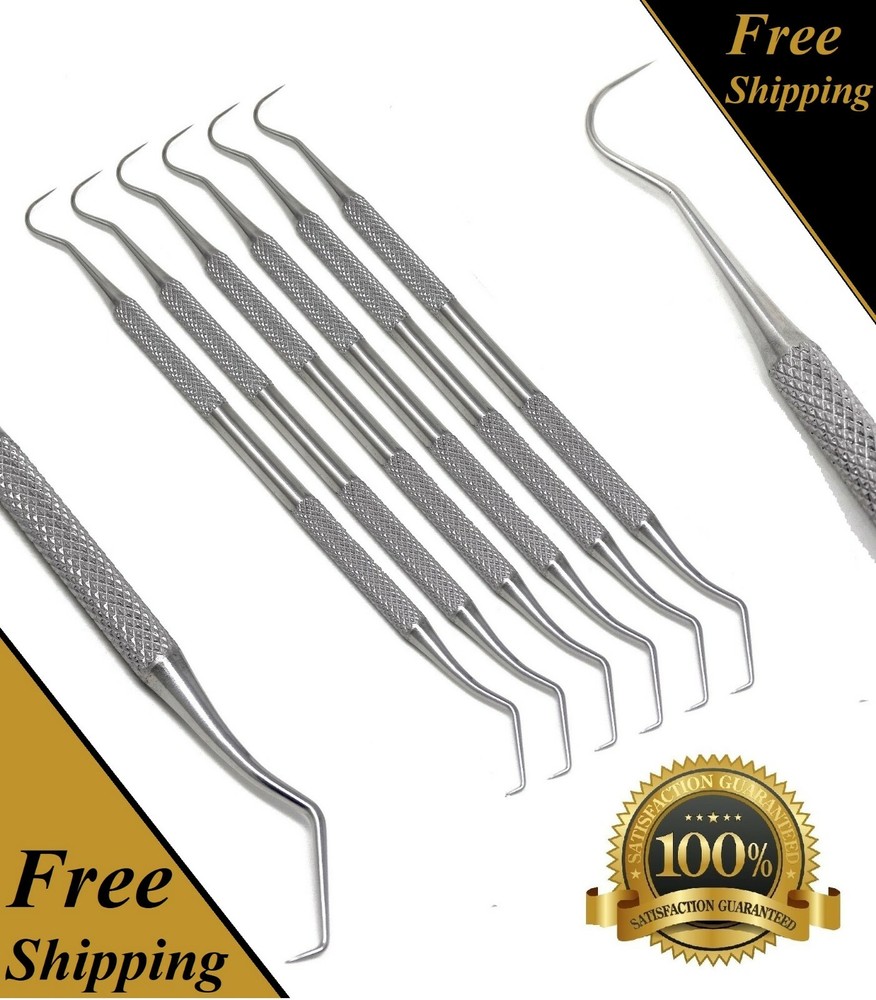 6 Dental Probe Explorer #5 Surgical Denture Instrument