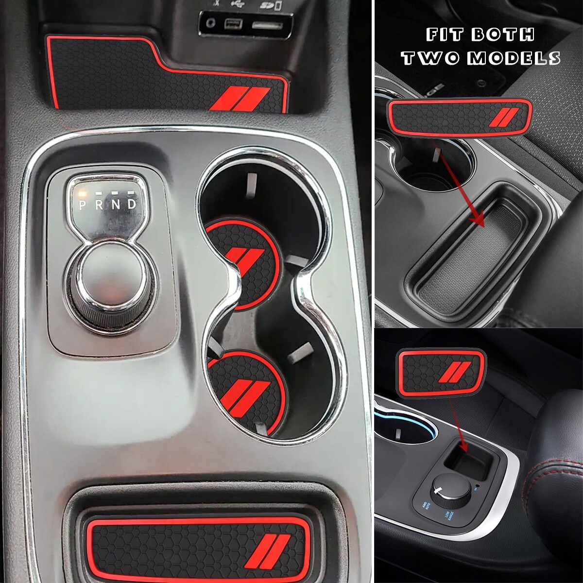 ARIDOSE for Dodge Durango 2014-2020 Accessories Car Cup Holder Insert Interior