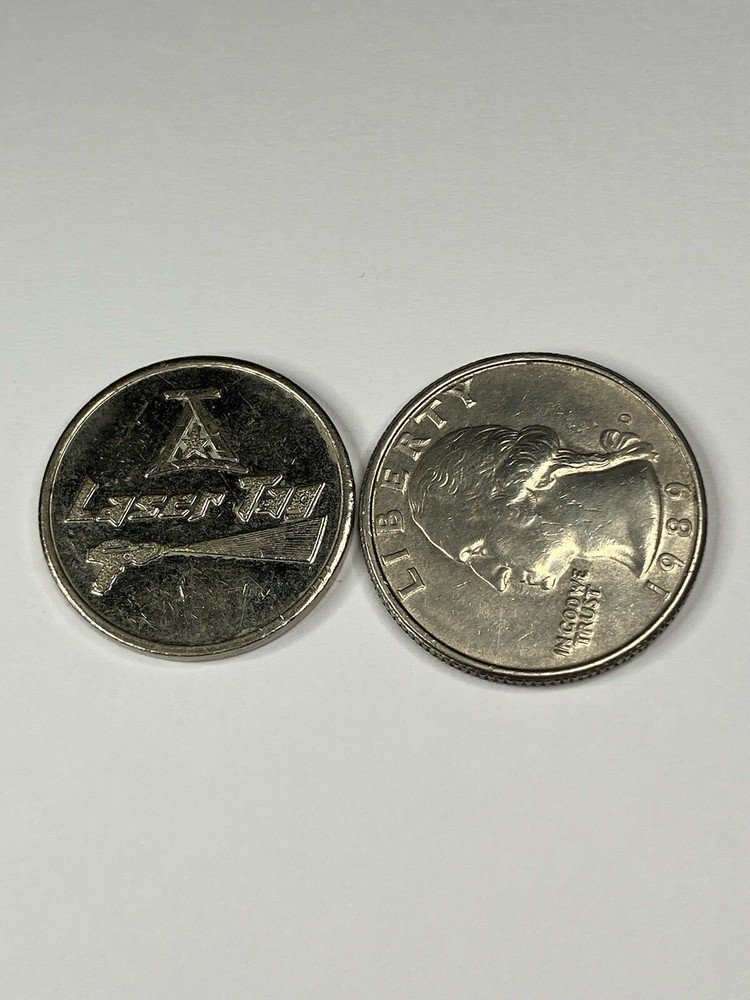 Vintage Laser Tag Arcade Token #tg1