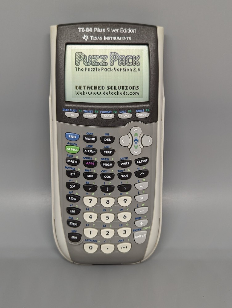 Texas Instruments TI-84 Plus Silver Edition Graphing Calculator (Tested/Working)