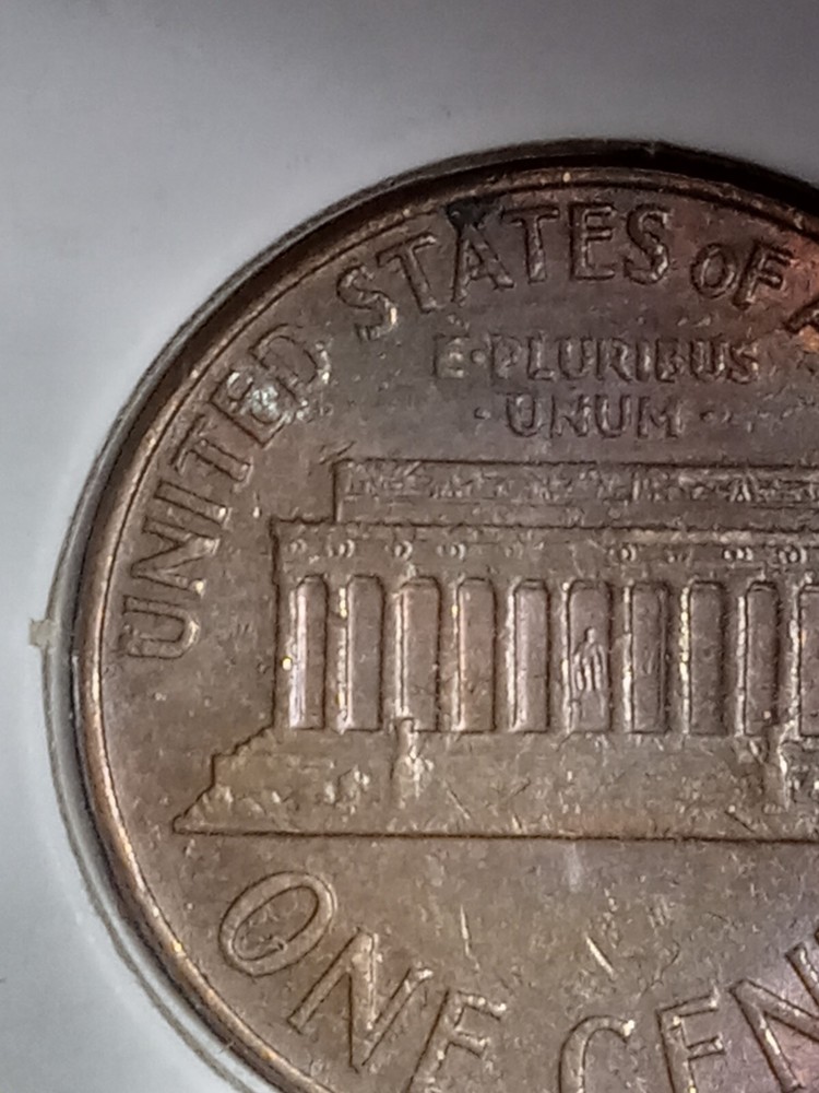 1968 Denver Lincoln Cent With Silver Fragment Error!!