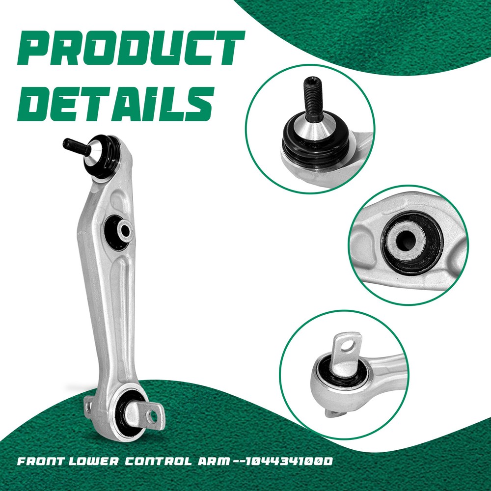 6Pcs Front Upper Lower Control Arms w/Ball Joints for Tesla Model 3 2017-2021