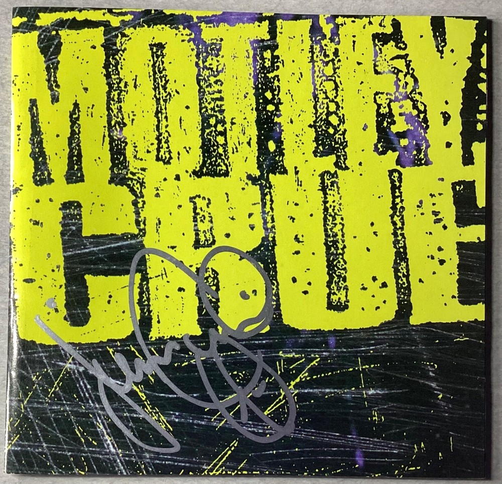 Authentic Motley Crüe CD signed by John Corabi in silver pen….don't pay $100+
