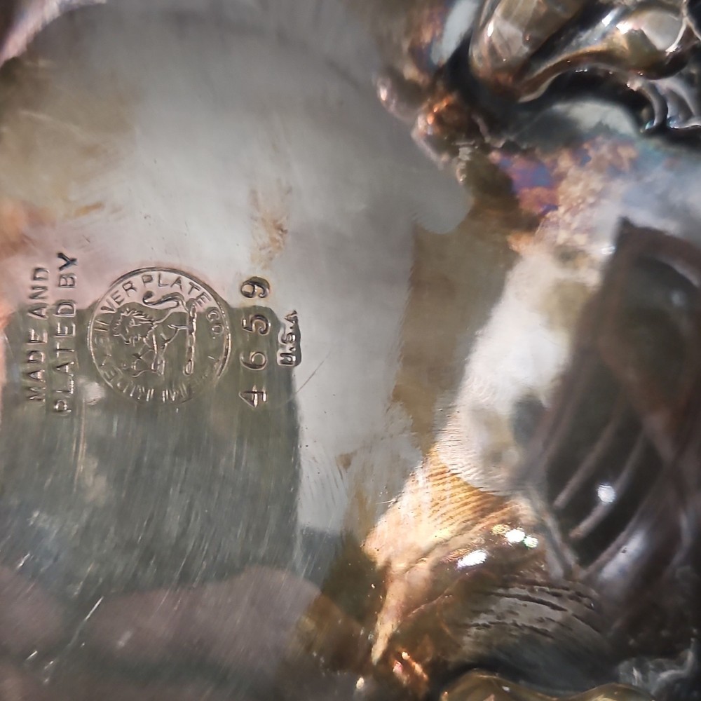 Vintage meriden silver plate co tea set